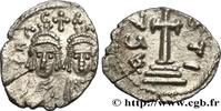 THE HERACLIUS DYNASTY (602-717) Tiers de silique HERACLIUS und HERACLIUS CONSTANTINUS Carthage 613-614 (13,5mm, 0,69g, 9h) -