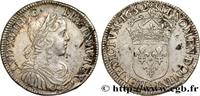 FRANKREICH Demi-écu, portrait à la mèche longue LOUIS XIV THE SUN KING Paris 1652 (31,5mm, 13,53g, 6h) -