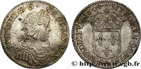 FRANKREICH Douzième d'écu, portrait à la mèche courte LOUIS XIV THE SUN KING Paris, Monnaie de Matignon 1644 (20mm, 2,26g, 6h) -