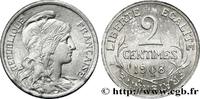FRANKREICH Essai-piéfort de 2 centimes Daniel-Dupuis en alumi PIÉFORTS 1908 (20,09mm, 1,43g, 6h) -