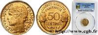 FRANKREICH 50 centimes Morlon VIERTE FRANZOSISCHE REPUBLIK 1947 (18mm, 2g, 6h) -