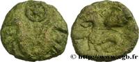 FRANKREICH Bronze aux sangliers affrontés et à la tête coupée GALLIEN - BELGICA - AMBIANI (Region die Amiens) Amiens (80) c. 60-40 AC. (14,5mm, 2,25g, 6h) -