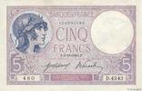 FRANKREICH 5 Francs FEMME CASQUÉE FRANKREICH 5 Francs FEMME CASQUÉE 1918 VZ+ -