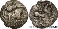 FRANKREICH Denier d'argent scyphate dit au sanglier GALLIEN - BELGICA - AMBIANI (Region die Amiens) Amiens (80) c. 60-50 AC. (15mm, 0,68g, 6h) -
