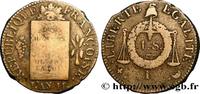 FRANKREICH 1 sol dit à la table de loi NATIONALKONVENT Limoges 1794 (27,5mm, 12,53g, 6h) -
