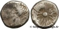 FRANKREICH Drachme imitation de Rhodé, flan globulaire SÜDWESTGALLIEN c. 240-220 AC. (14,5mm, 5,31g, h) -