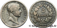 FRANKREICH 2 francs Napoléon Ier tête laurée, Empire français GESCHICHTE FRANKREICHS Bordeaux 1811 (27mm, 9,77g, 6h) -
