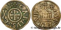 FRANKREICH Denier KARL DER KAHLE Orléans s.m. (19,5mm, 1,46g, 7h) -