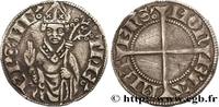 FRANKREICH Tiers de gros ou tiercelet LORRAINE - METZ - THIERRY V BAYER OF BOPPARD Metz 1365-1383 (18,5mm, 0,99g, 1h) -