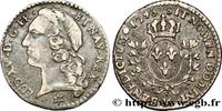 FRANKREICH Vingtième d'écu aux branches d’olivier, tête ceint LOUIS XV THE WELL-BELOVED Toulouse 1743 (18mm, 1,40g, 6h) -