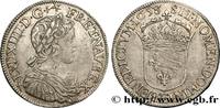 FRANKREICH Demi-écu, portrait à la mèche longue LOUIS XIV THE SUN KING Tours 1658 (33,5mm, 13,62g, 6h) -