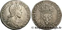 FRANKREICH Demi-écu, portrait à la mèche longue LOUIS XIV THE SUN KING Limoges 1651 (32,5mm, 13,61g, 6h) -