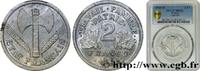 FRANKREICH 2 francs Francisque ETAT FRANÇAIS Beaumont-Le-Roger 1943 (27mm, 2,20g, 6h) -