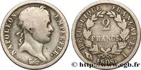 FRANKREICH 2 francs Napoléon Ier tête laurée, République fran GESCHICHTE FRANKREICHS Limoges 1808 (27mm, 9,38g, 6h) -