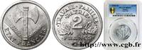 FRANKREICH 2 francs Francisque ETAT FRANÇAIS Beaumont-Le-Roger 1944 (27,02mm, 2,2g, 6h) -