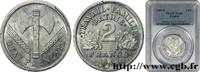FRANKREICH 2 francs Francisque ETAT FRANÇAIS Beaumont-Le-Roger 1944 (27,02mm, 2,2g, 6h) -