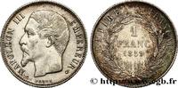 FRANKREICH 1 franc Napoléon III, tête nue ZWEITES KAISERREICH Paris 1859 (23mm, 4,99g, 6h) -