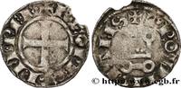 FRANKREICH Tournois provençal, 2e type PROVENCE - COMTÉ DE PROVENCE - CHARLES Ier D'ANJOU n.d. (18mm, 0,88g, 11h) -