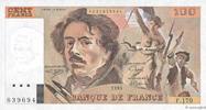 FRANKREICH 100 Francs DELACROIX imprimé en continu FRANKREICH 100 Francs DELACROIX imprimé en continu 1991 fST+ -