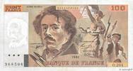 FRANKREICH 100 Francs DELACROIX imprimé en continu FRANKREICH 100 Francs DELACROIX imprimé en continu 1991 SS -