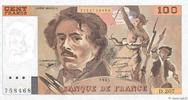 FRANKREICH 100 Francs DELACROIX imprimé en continu FRANKREICH 100 Francs DELACROIX imprimé en continu 1993 fST+ -