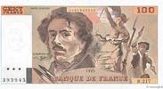 FRANKREICH 100 Francs DELACROIX imprimé en continu FRANKREICH 100 Francs DELACROIX imprimé en continu 1993 VZ -