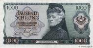 ÖSTERREICH 1000 Schilling ÖSTERREICH 1000 Schilling 1966 SS -