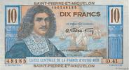 SAINT-PIERRE UND MIQUELON 10 Francs Colbert SAINT-PIERRE UND MIQUELON 10 Francs Colbert 1946 fST+ -