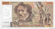 FRANKREICH 100 Francs DELACROIX imprimé en continu FRANKREICH 100 Francs DELACROIX imprimé en continu 1991 fST -