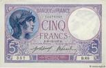 FRANKREICH 5 Francs FEMME CASQUÉE FRANKREICH 5 Francs FEMME CASQUÉE 1917 VZ -