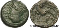 FRANKREICH Bronze PIXTILOS classe II à la louve et au lézard GALLIEN - CARNUTES (Region die Beauce) Chartres (28) c. 40-30 AC. (16,5mm, 3,93g, 12h) -
