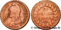 FRANKREICH Un décime Dupré, grand module DIREKTORIUM Strasbourg 1797 (32mm, 19,68g, 6h) -