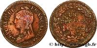 FRANKREICH Un décime Dupré, grand module DIREKTORIUM Bordeaux n.d. (31,7mm, 19,60g, 6h) -