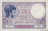 FRANKREICH 5 Francs FEMME CASQUÉE FRANKREICH 5 Francs FEMME CASQUÉE 1917 VZ -