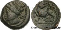 FRANKREICH Bronze PIXTILOS classe II à la louve et au lézard GALLIEN - CARNUTES (Region die Beauce) Chartres (28) c. 40-30 AC. (16,5mm, 4,05g, 12h) -