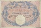 FRANKREICH 50 Francs BLEU ET ROSE FRANKREICH 50 Francs BLEU ET ROSE 1906 SS -