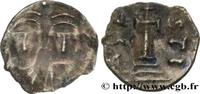 THE HERACLIUS DYNASTY (602-717) Demi-silique HERACLIUS und HERACLIUS CONSTANTINUS Carthage 613-614 (13,5mm, 0,43g, 9h) -