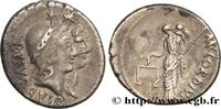 THE REPUBLIC (280 BC to 27 BC) Denier CORDIA Rome 46 AC. (18,5mm, 3,95g, 3h) -
