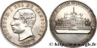 KAMBODSCHA Médaille d’hommage des mandarins : Norodom Ier KAMBODSCHA 1902 (34,3mm, 16,47g, 12h) -