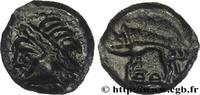 FRANKREICH Potin à la tête d’indien, classe Ia GALLIEN - BELGICA - REMI (Region die Reims) Reims (51) c. 180-150 AC. (19mm, 4,15g, 3h) -