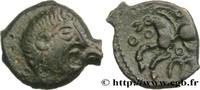 FRANKREICH Bronze VIIRICIVS, classe III GALLIEN - BELGICA - PAGUS CATUSLUGI - Das Heiligtum des BOIS L'ABBÉ (Seine-Maritime) c. 50-40 AC. (15,5mm, 2,59g, 12h) -