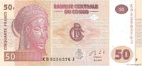 DEMOKRATISCHE REPUBLIK KONGO 50 Francs DEMOKRATISCHE REPUBLIK KONGO 50 Francs 2013 ST -
