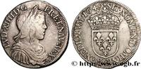 FRANKREICH Demi-écu, portrait à la mèche longue LOUIS XIV THE SUN KING Poitiers 1649 (31,5mm, 13,55g, 6h) -