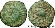 FRANKREICH Bronze au coq à tête humaine GALLIEN - BELGICA - BELLOVACI (Region die Beauvais) Beauvais (60) c. 50-30 AC. (16,5mm, 2,34g, 9h) -