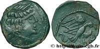 FRANKREICH Bronze “à l’aigle et au serpent” GALLIEN - CARNUTES (Region die Beauce) Chartres (28) c. avant 52 AC. (16,5mm, 2,74g, 12h) -