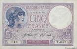 FRANKREICH 5 Francs FEMME CASQUÉE FRANKREICH 5 Francs FEMME CASQUÉE 1918 fST -