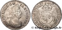 FRANKREICH Demi-écu aux palmes LOUIS XIV THE SUN KING Reims 1693 (33,5mm, 13,45g, 6h) -