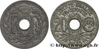 FRANKREICH 20 centimes Lindauer PROVISORY GOVERNEMENT OF THE FRENCH REPUBLIC Beaumont-le-Roger 1945 (24,5mm, 3,08g, 6h) -