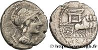 THE REPUBLIC (280 BC to 27 BC) Denier RUBRIA Rome 87 AC. (18mm, 3,33g, 7h) -