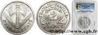 FRANKREICH 2 francs Francisque ETAT FRANÇAIS Beaumont-Le-Roger 1944 (27,02mm, 2,2g, 6h) -